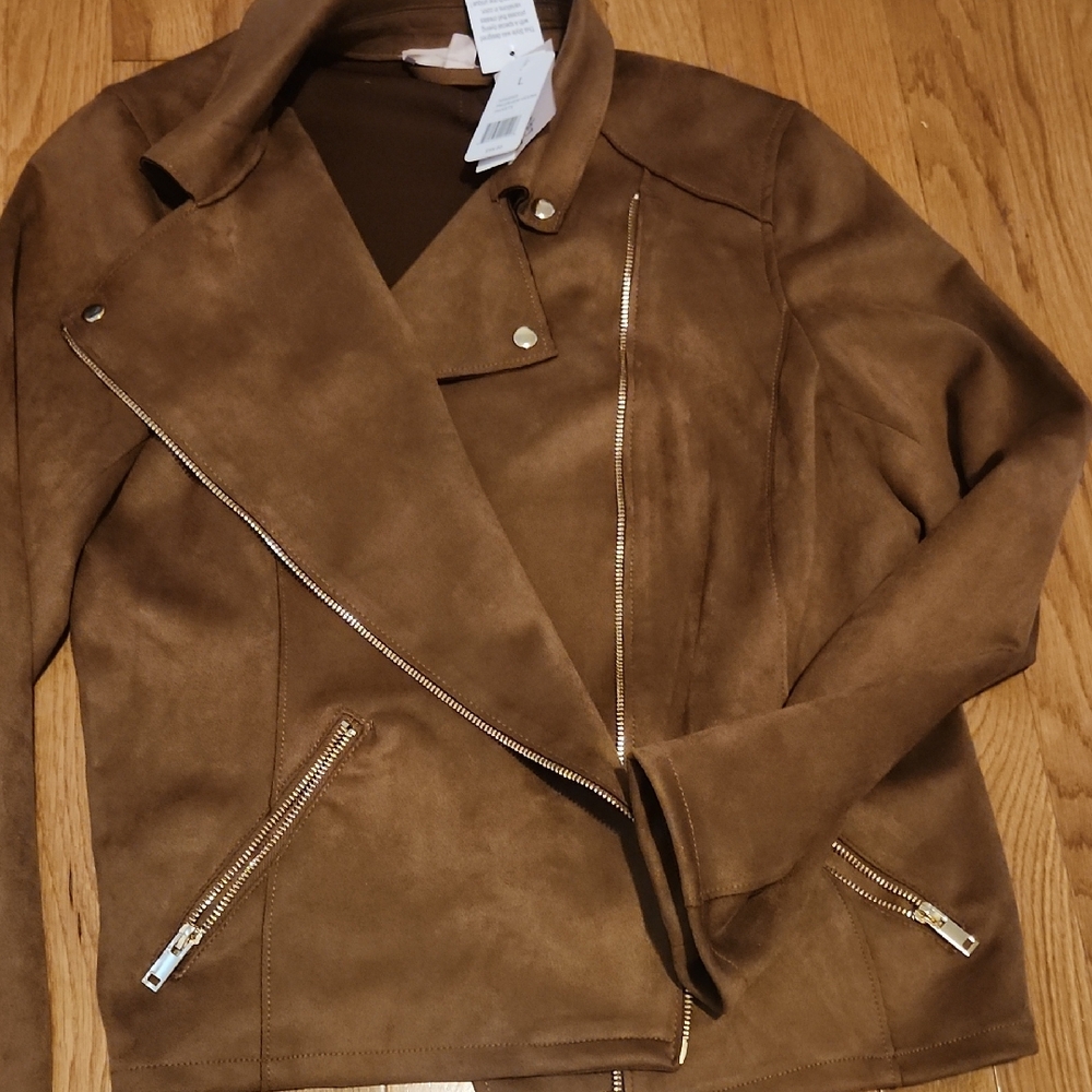 Philosophy Brown Suede Jacket
